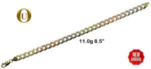 Bracelet two tone 14K Gold