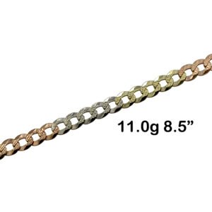 Bracelet two tone 14K Gold