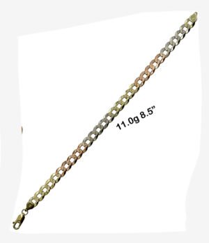 Bracelet two tone 14K Gold